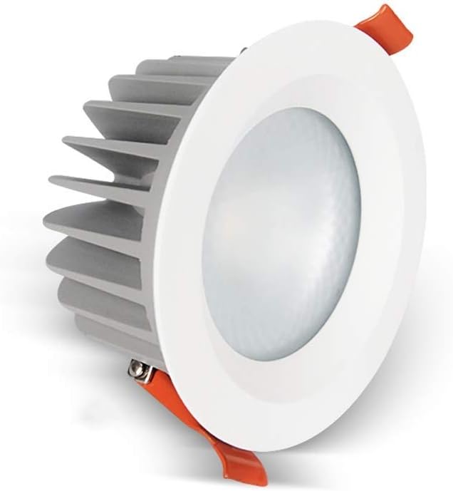 Spotlight，Ip54 Anti-Fog Recessed Downlight, 50 ° Beam Angle Cri97 High Color Rendeled Recessed Spotlight 40W White round 120Lm / W Super Bright Led Recessed Ceiling Light Outdoor Lights/400