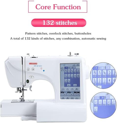 Borduurmachine Thuis Geautomatiseerd Naaien Multifunctioneel DIY Automatisch Digitaal Voor Kleding Patroon Klein 132 Steek - Image 4