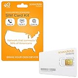 SpeedTalk Mobile Universal SIM Card Starter Kit for iOS Android 5G 4G LTE Smart Phones | Talk Text Data | Triple Cut 3 in 1 Simcard - Standard Micro Nano | No Contract Cellphone Plan | USA Coverage