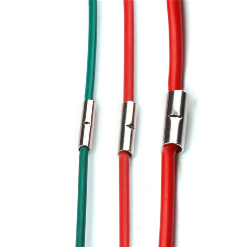 Lot de 100 connecteurs à sertir en cuivre étamé AWG 22–10 bornes à sertir