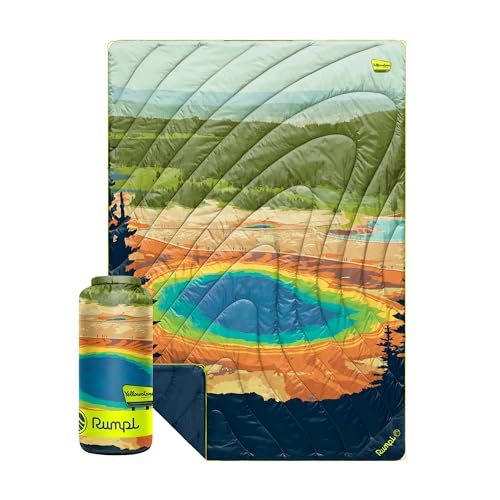Rumpl Original Puffy National Park Blanket for Camping and Outdoors, Yellowstone - V2