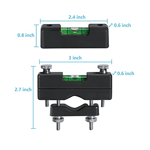 Pridefend Bubble Level, Scope Mounting Kit, Precision Scope Level Bubble Clip and Bubble Levels and Storage Case for Magnetic Universal Leveling Tool - Thumbnail 7