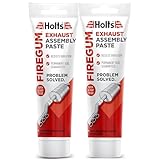 2x Holts Firegum 150g Exhaust Assembly Paste – High-Heat Sealant for Pipes Gaskets & Joints