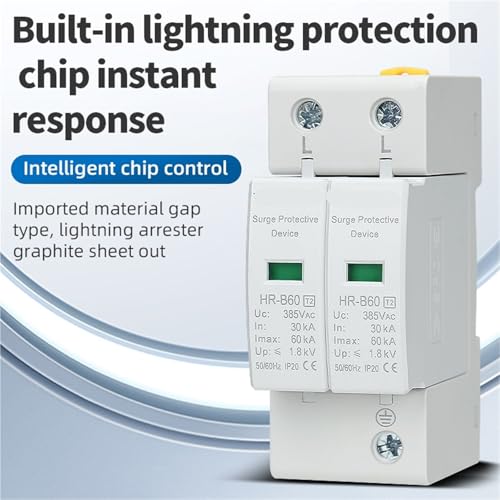 Parafoudre domestique 4P AC385V protégez vos appareils contre la foudre 100KA - 5