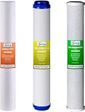 iSpring FPFGFC25X1 20 Inch Commercial RO 6-Month Supply, Fits RCB2P RCB3P, White