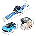 Tomatong Remote Control Car Watch Toys with LED Light,2.4 GHz Mini Racing Cars Wrist Toy for Kids,RC Small Car Interactive Outdoor Game Christmas Halloween Birthday Gifts,Blue