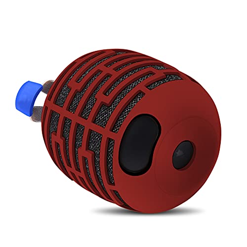 Yaowanguan Case Funda de Transporte de Silicona para Ultimate Ears UE Wonderboom 1 / Wonderboom 2 Altavoz Inalámbrico, Carcasas Protectora Ultraligera portátil con mosquetón(Rojo)