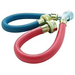 TTFLEX 1FT Washing Machine Y Hose, Hot Cold Hose Mixer 3/4" FHT x 3/4" MHT
