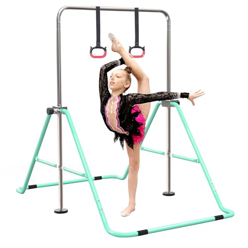 FBSPORT Gymnastics Bars, Horizontal Bar Expandable Gymnastics Kids Bar Folding Bar Junior Training...