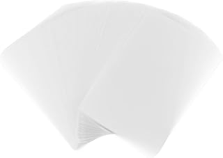 NUOBESTY 200 Pçs Sacos De Embalagem Transparentes Selador De Plástico Bolsa De Armazenamento De Máquina Sacos De Selo A Vácuo Sacos De Embalagem A Vácuo Filme Selador De Fotos Branco Filme