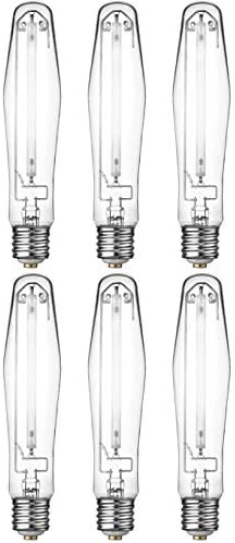 (6) Eye Hortilux 600W Super HPS Hydroponics Enhanced Spectrum Grow Light Bulbs