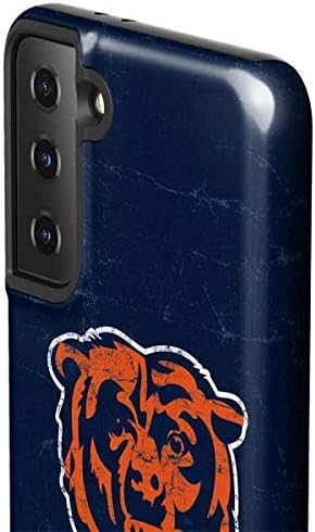 Skinit Pro Phone Case Compatible with Galaxy S21 Plus 5G - Officially Licensed NFL Chicago Bears - Alternate Distressed Design