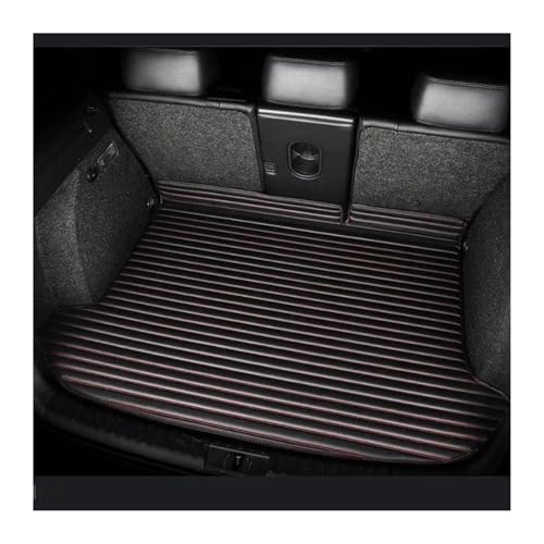 Tapis de coffre luxe sur mesure Dodge Journey revêtement similicuir noir