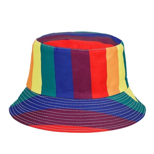 Image of Quanhaigou Bucket Hat for Men Women,Packable Reversible Printed Sun Hats,Fisherman Outdoor Summer Travel Hiking Beach Caps