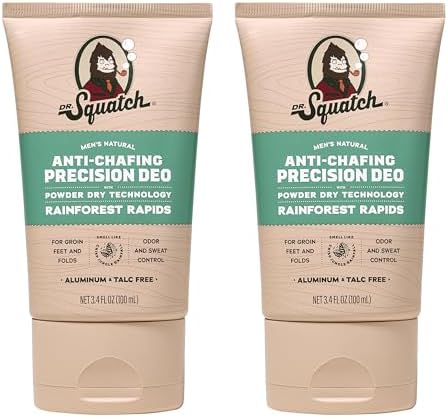 Dr. Squatch Whole Body Men’s Deodorant, Aluminum Free (3.4 fl oz, 2-Pack)