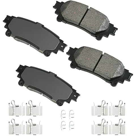 Akebono - ACT1391A Ultra-Premium Ceramic Rear Disc Brake Pads, GREY Cover