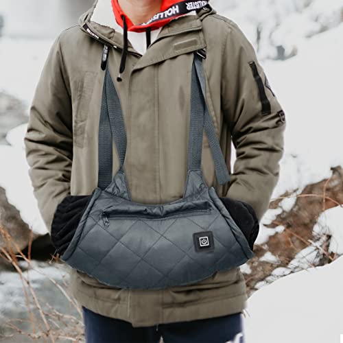 Manguito Aquecido,Bolsa de tecido à prova d'água para aquecer as mãos - Bolsa para aquecer as mãos