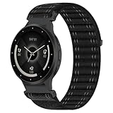 【Materiale confortevole】: Questo cinturino sportivo sostitutivo per Garmin Venu 4 41 mm è realizzato in tessuto di nylon a maglia stretta, che lo rende morbido, traspirante, resistente e robusto. Il materiale leggero non affatica il polso nemmeno durante l'attività fisica. Il cinturino è rinforzato con un meccanismo di bloccaggio e non si stacca come altri cinturini.