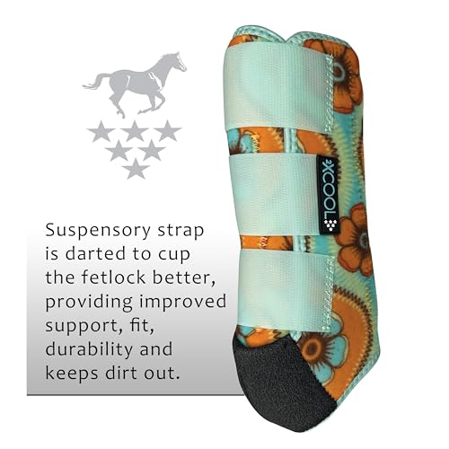 Image of Professional's Choice 2XCOOL Sports Medicine Horse Boots | Protective & Breathable Design for Ultimate Comfort & Durability in Active Horses | Value 4 Pack