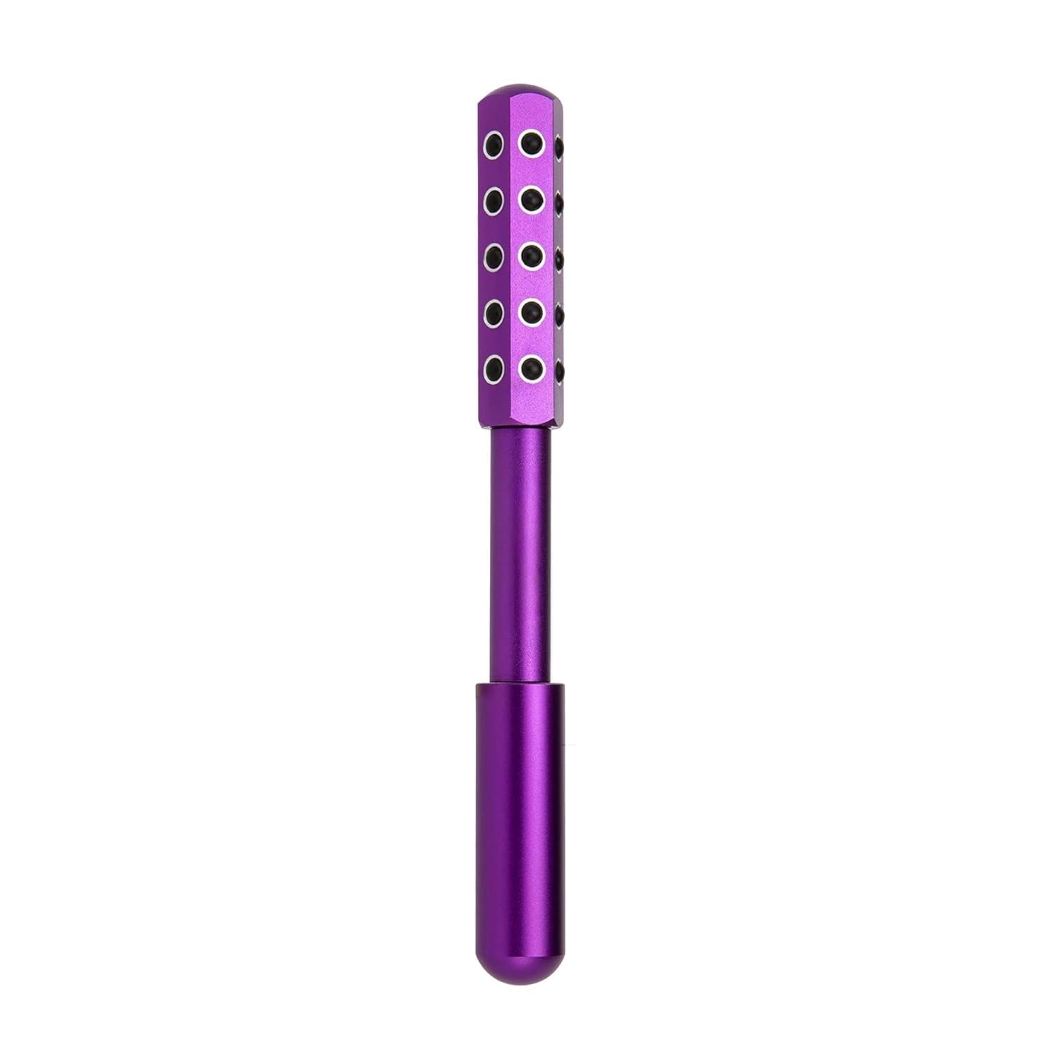 Radiance Roller,Up Lifting Facial Massage Roller, 30 Germanium Stone Facial Roller for Face Beauty Massage, Helps Blood Circulation, Reduces Puffiness and Redness, Self-Care Gift for All Ages (Black)