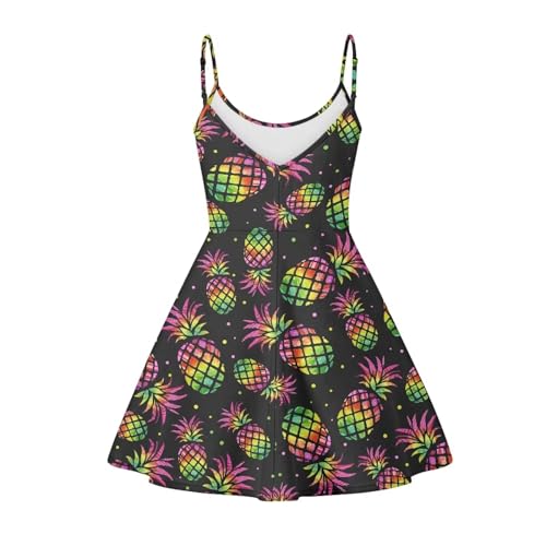 Image of Biyejit Women Casual Loose Dress Strap Long Summer Beach Swing Dress