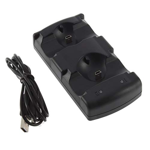 Ashley GAO Cool and Awesome 2 en 1 USB Powered Dual carga Game Station cargador soporte soporte soporte para PS3 controlador Cover