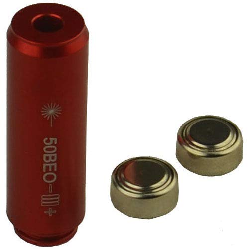 TWP 50 BEOWULF 50Beowulf Laser Bore Sighter Boresighter, Precision Shell Prifilel, Aluminum 6061 T6 Anodized Red Finish Battery Included