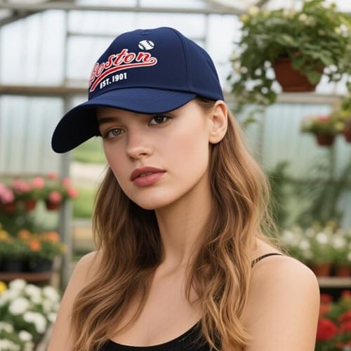 Classic Vintage Embroidered Fashionable Baseball Cap for Men Women Teenager Cap City Hat Adjustable with Gift Box