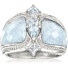 Ross-Simons 5.85 ct. t.w. Aquamarine Ring in Sterling Silver
