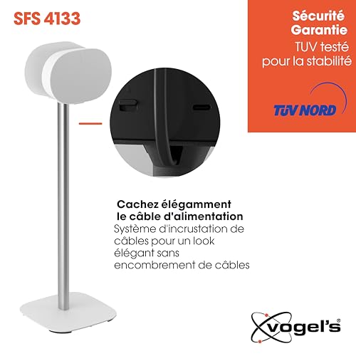 Support Sonos Era 300 blanc Vogel's SFS 4133 cache câble - 5
