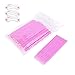 Coobbar 100pcs/lot Durable Micro Disposable Eyelash Extension Mascara Brush Eyelash Glue Cleaning Stick for Women (Pink)