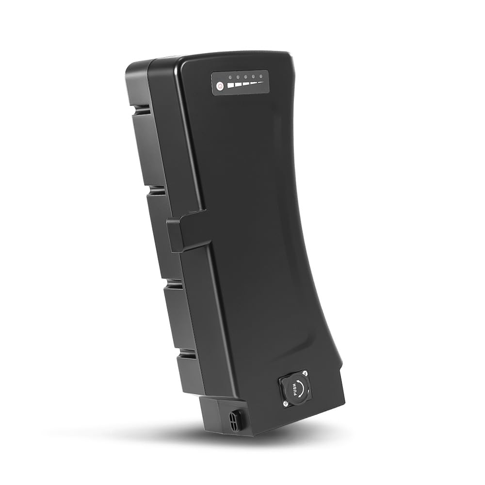 YOSE POWER E-Bike Akku 36V 11.6Ah/12.8Ah/13Ah/16Ah SideClick Batterie für 36V 350W-1000W Motor für Prophete, Zündapp, Kreidler Ebike