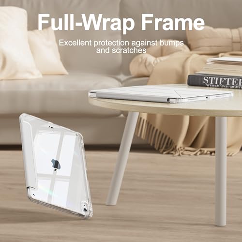 Protection iPad 11 2025 mode portrait paysage pour visioconférence et bureau