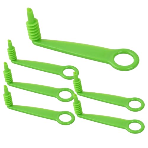6 Pezzi Tagliaverdure a Spirale, Affettatrice per Cetrioli, Taglierina per Verdure a Ricciolo, Adatto a Frutta e Verdura Creativa con Torsione, Ideale per Carota, Zucchina, Mela, Patata, Verde