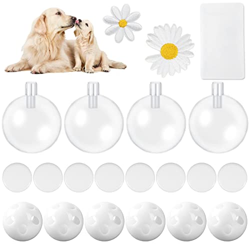 Yzmewael 18 Stück Quietscher Rassel Bällen Rasselkugeln Rasseldosen zum Einnähen für Hund Haustier Spielzeug Reparatur Noise Maker… Cover