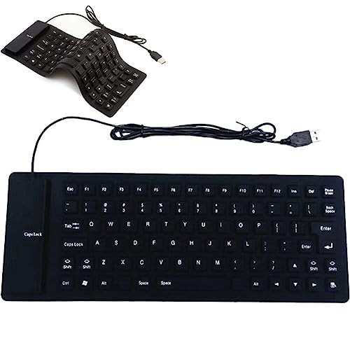 Clavier d'ordinateur USB étanche et pliable mini format