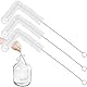 Artcome ​ 3-teiliges Ultimatives 73,7 cm Langer Griff Ballonbürsten-Set für Glasballons mit 3,5 l 6,5 Gallonen – effektive Reinigung für Schmalhals-Gärgefäße – ideal für Wein-, Kombucha- und