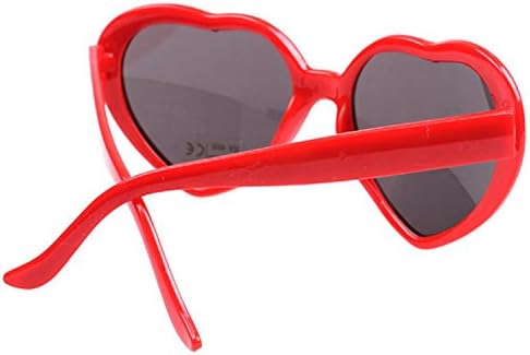Armear Women Fashion Oversized Heart Shaped Retro Sunglasses Cute Eyewear UV400