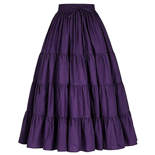 JANAKGirl's Crepe Fabric Long Frill Skirt 584