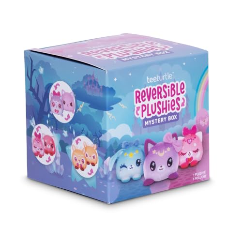 Image of TeeTurtle Starlight Kingdom Magical Girl Series Reversible Plushie Mystery Box - 3-Inch Blind Box Plush with Embroidered Details - Cute Collectible Surprise Toy for Kids, Teens, and Adults
