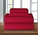 Elegant Comfort 1500 Thread Count Egyptian Quality 4-Piece Bed Sheet Sets, Queen, Deep Pockets, Burgundy