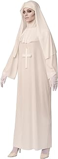 Women's Opus Collection Ghosts Nun Adult Sized Costumes for Themed Parties and Halloween, White, Standard US - Buy now