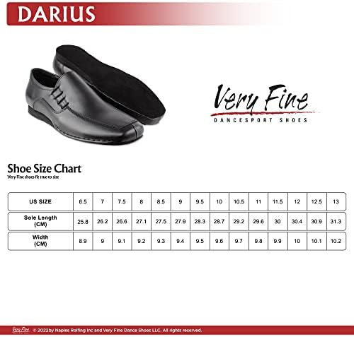 Very Fine Mens Darius Black Ballroom Waltz Latin Salsa Rhythm Slipon Dance Shoe M 11.5 | Image 4