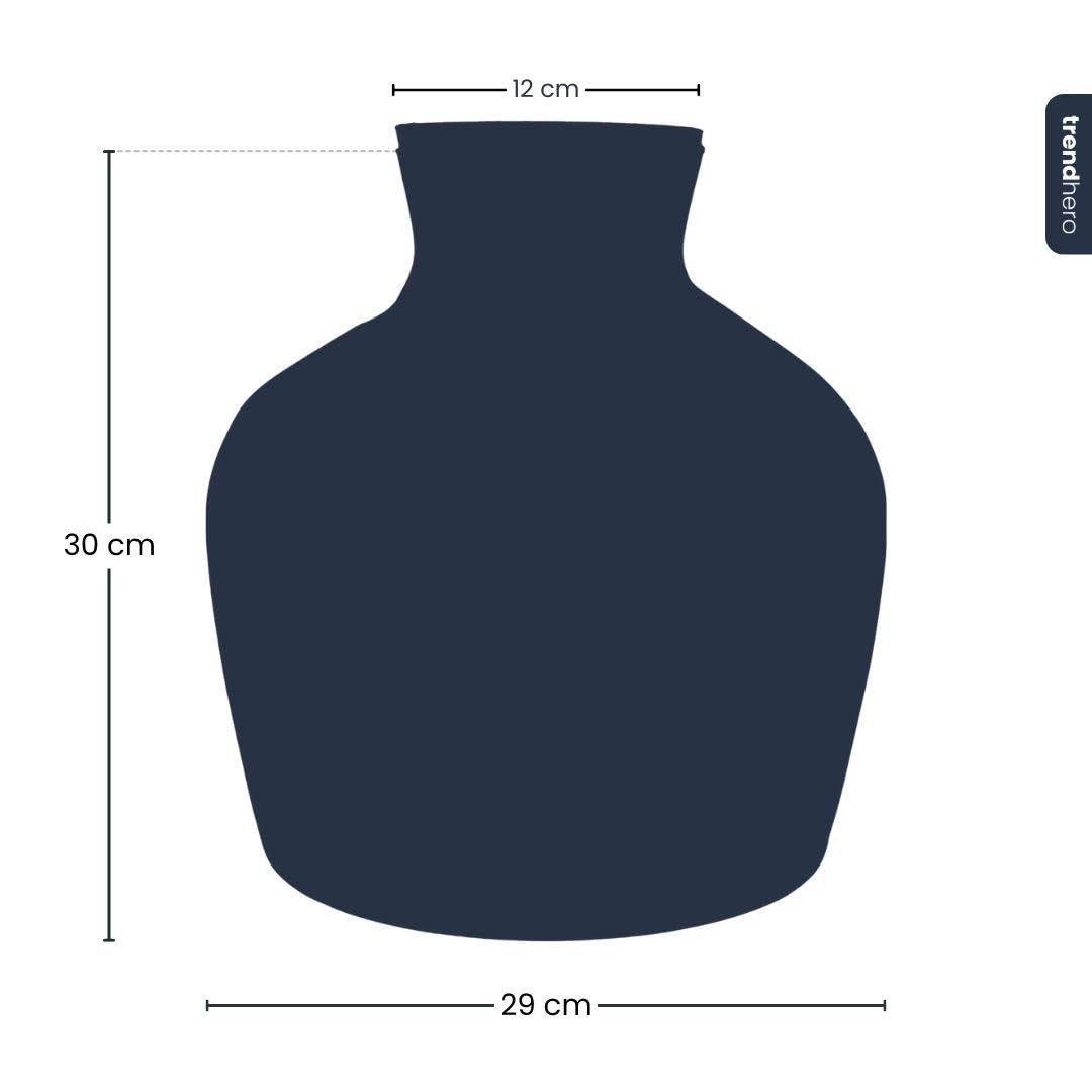Terrarium-Flasche mit LED, Flaschengarten aus Glas, Klar, Ø 29 cm, 9L