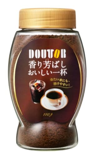 値下げ中　180g×8本　ドトール　香り芳ばしおいしい一杯　インスタントコーヒー Amazon.co.jp: BLUENY STYLE ドトール 香り芳ばしおいしい一杯