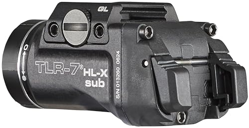Streamlight 69503 TLR-7 HL-X sub USB 1000-Lumen 10000-Candela Rechargeable Rail-Mounted Weapon Light Exclusively for Glock 43X/48 MOS, 43X/48 Rail, Includes Switches and Key Kit, Black by Streamlight - Image 4