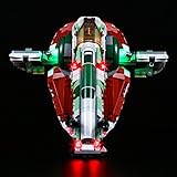 Este kit de iluminación LED está especialmente diseñado para el LEGO Star Wars Boba Fett Starship 75312 y solo se puede utilizar en este modelo.