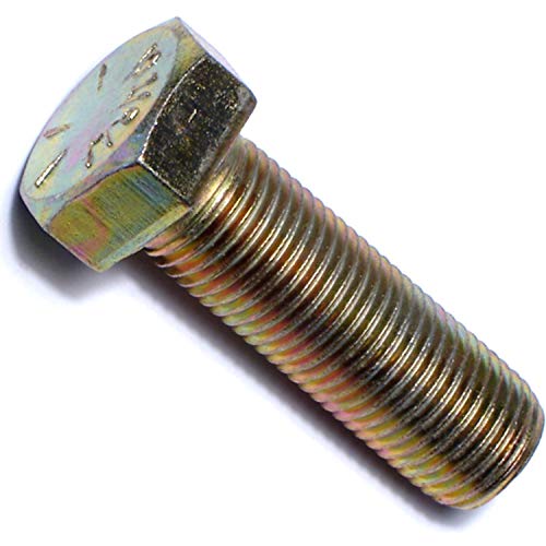Image of Hard-to-Find Fastener 014973253790 Grade 8 Fine Hex Cap Screws, 1 /2-20 x 1-1 /2, Piece-4 , yellow