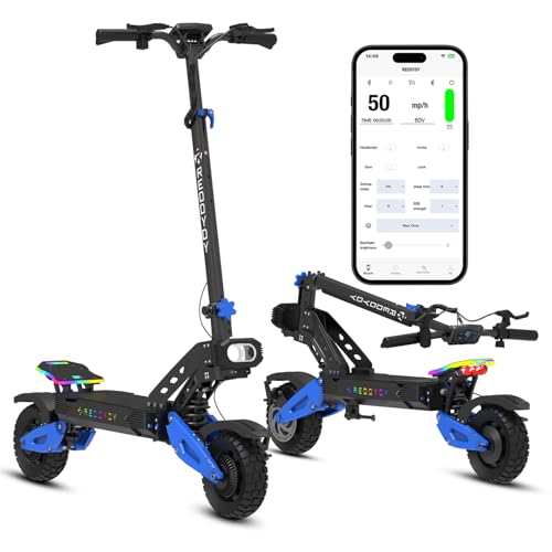 Electric Offroad Scooter - 50 MPH Fastest Dual Motor Adult