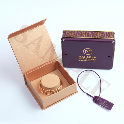 Malabar Gold & Diamonds Gold Bracelet for Women 22 k | 22k (916) BIS Hallmark Pure Gold Bracelet for Birthday, Anniversary and Rakshabandhan Gift - Image 4